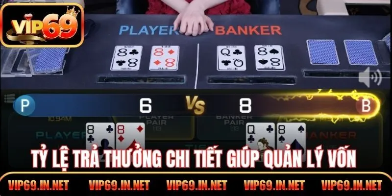 Tỷ lệ trả thưởng chi tiết giúp hội viên quản lý vốn hiệu quả